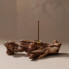Driftwood Incense Holder [Random Shipping] - MUSO Natural Wood Alloy Incense Holder