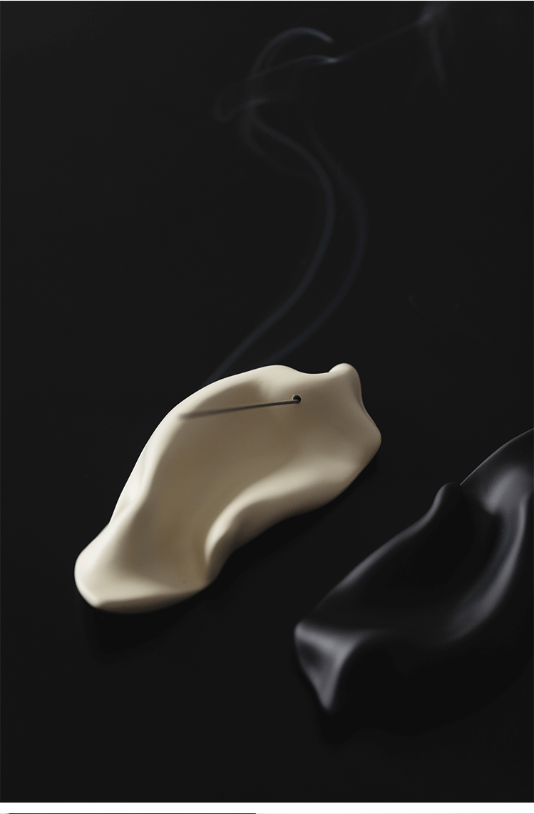 Sandy Beige - Aura Resin Elegance Incense Holder