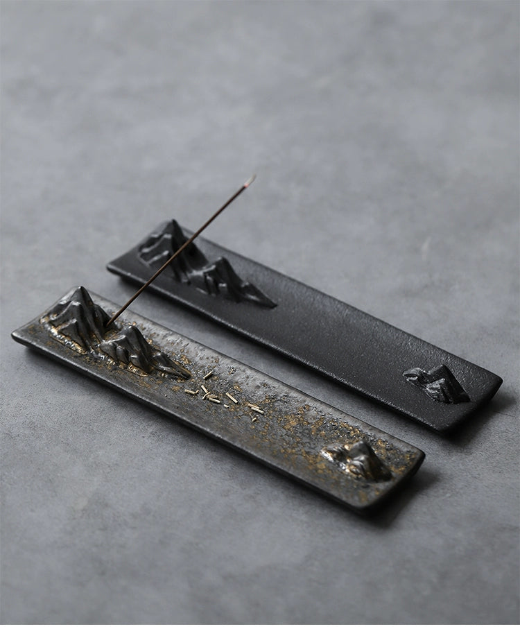 Zen Style Incense Holder (Gilded) - Muso Zen Aura Incense Holder