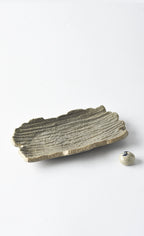 Bark Ceramic Incense Tray + Ceramic Incense Holder - Momo's Life Artisan Glaze Ceramic Incense Holder