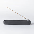 Black Rectangular - Momo's Life Handmade Concrete Incense Holder