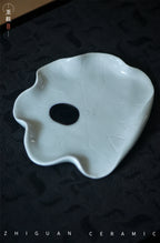 Zhiguan Lotus Leaf Ceramic Incense Holder