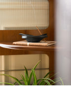 Leaf-shaped Incense Holder - MUSO LeafBoat Ash Catcher Incense Holder