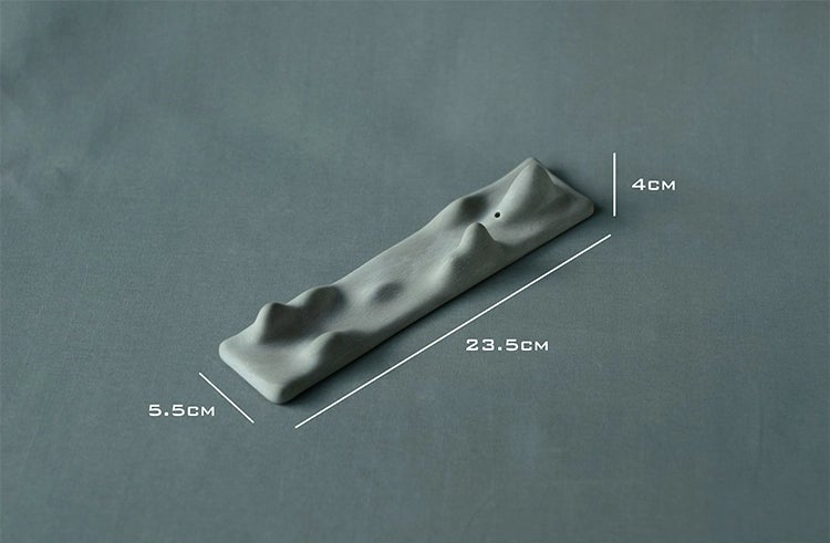 Gray - ASPDIN Zen Mountain Range Incense Holder