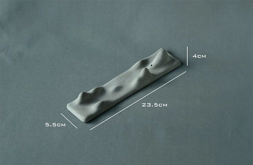 Gray - ASPDIN Zen Mountain Range Incense Holder