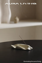 Sandy Beige - Aura Resin Elegance Incense Holder