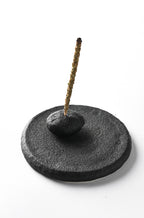 Black with Black Incense Holder - Momo's Time Swirl Ceramic Incense Holder