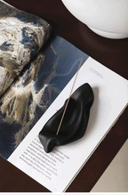 Black - Aura Resin Elegance Incense Holder
