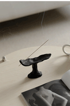 Black - Aura Irregular Resin Incense Holder
