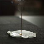 Zhiguan Lotus Leaf Ceramic Incense Holder