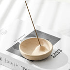 Brown Rough Ceramic Mini Incense Holder - Momo's Life Elegant Ceramic Incense Holder