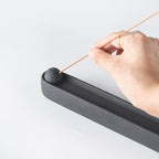 Black Rectangular - Momo's Life Handmade Concrete Incense Holder